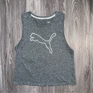 soft grey puma tank top (m)